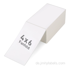 4x6 Fanfold -Label Fanfold -Versandetiketten